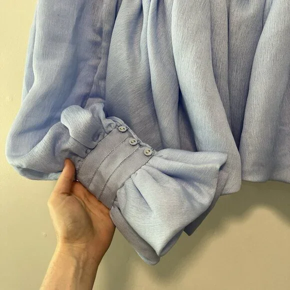 Aje Light Blue Off-Shoulder Top - Picture 5 of 10